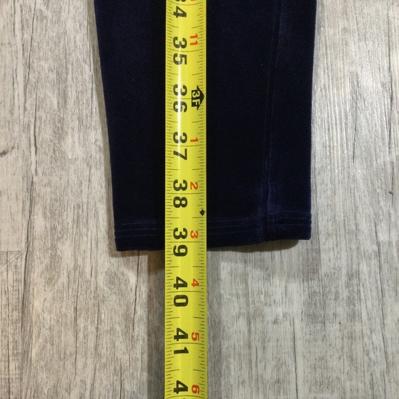 SPANX Womens Size Large Inseam 29” Soft Velvet Leggings In Navy Blue - Picture 11 of 11